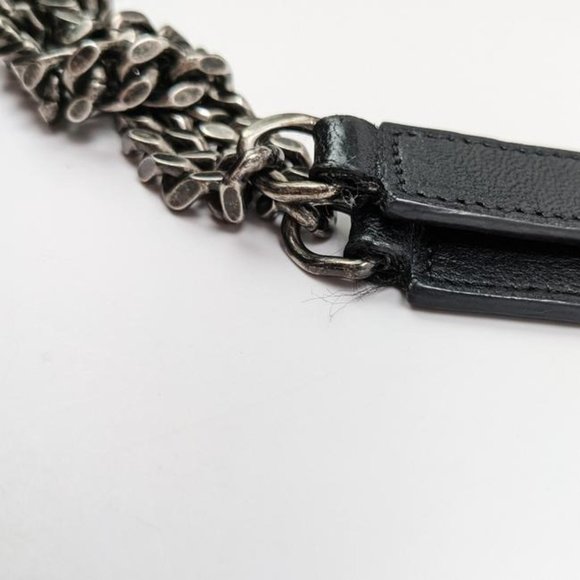 SOLD Saint Laurent Medium College Tri Quilt Black Bag - Picture 5 of 9